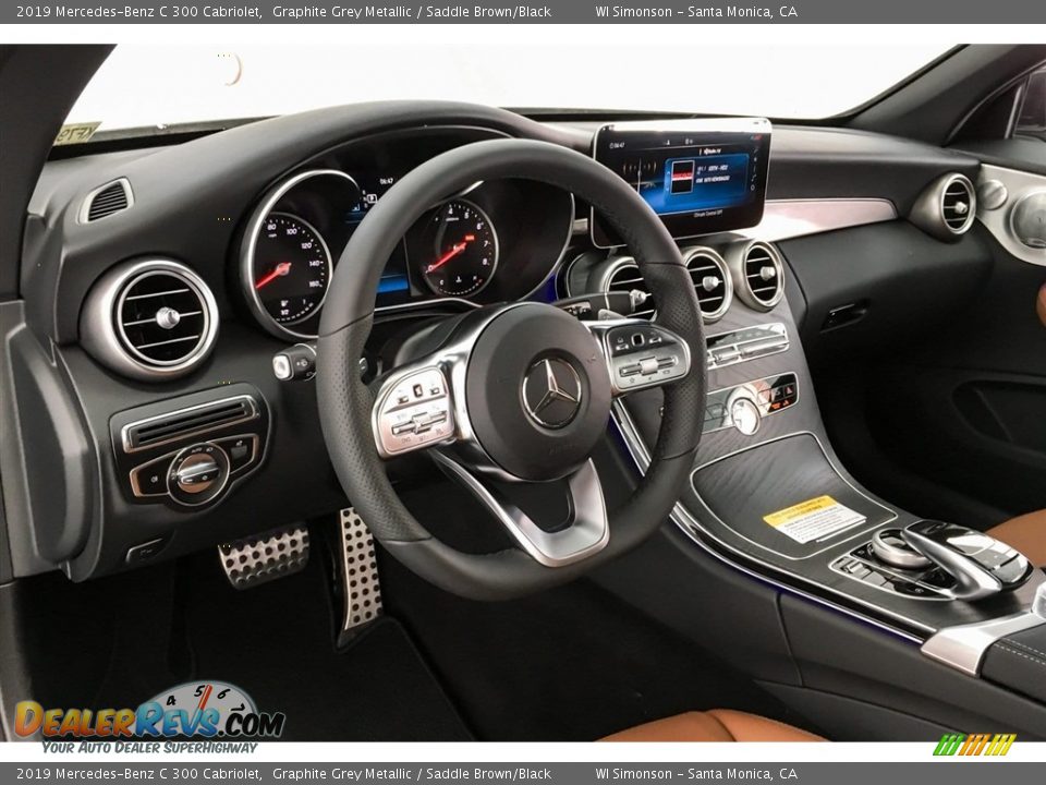 2019 Mercedes-Benz C 300 Cabriolet Graphite Grey Metallic / Saddle Brown/Black Photo #4