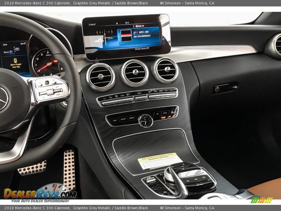 2019 Mercedes-Benz C 300 Cabriolet Graphite Grey Metallic / Saddle Brown/Black Photo #6