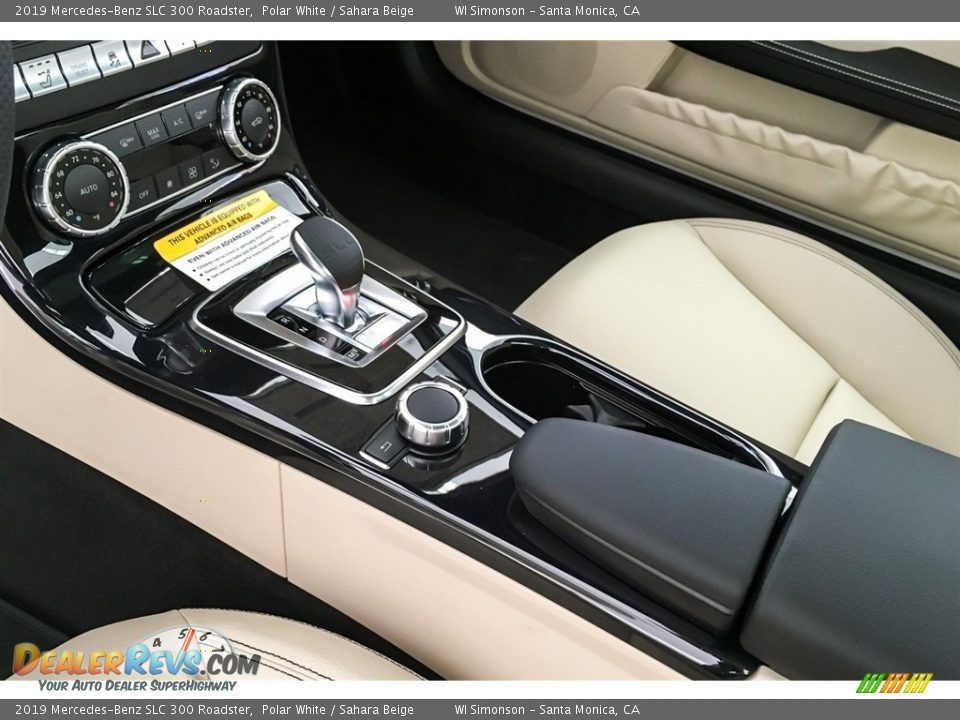 2019 Mercedes-Benz SLC 300 Roadster Polar White / Sahara Beige Photo #7