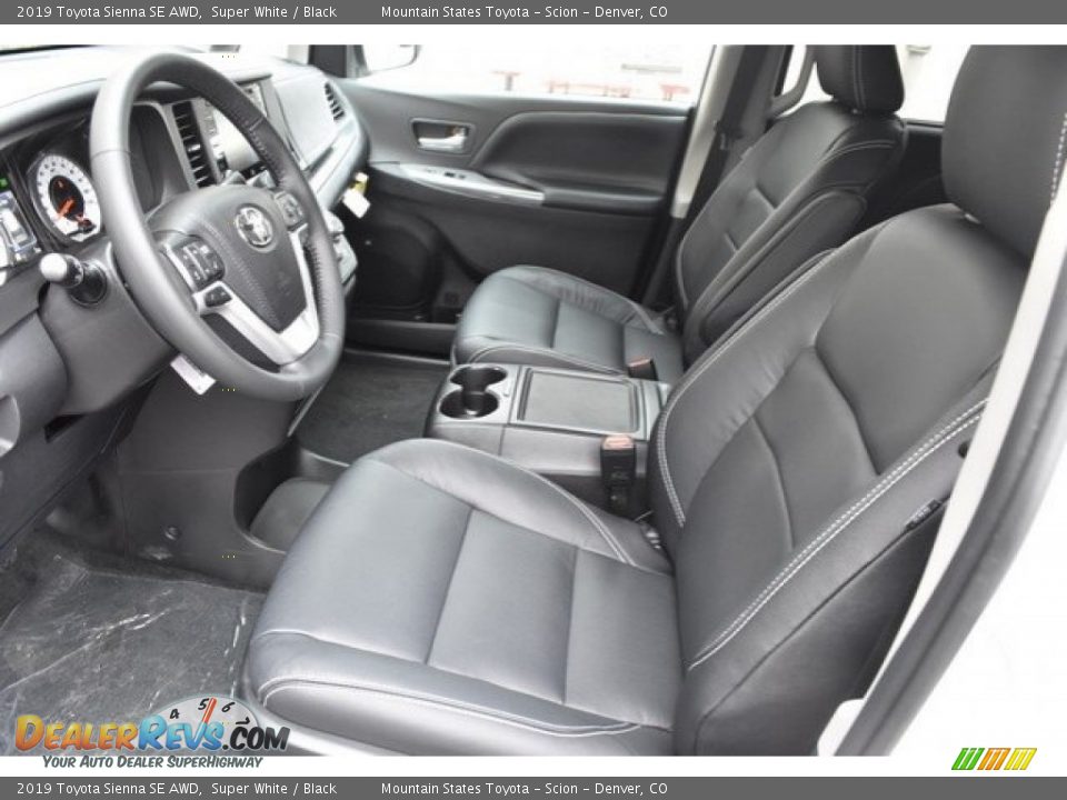 2019 Toyota Sienna SE AWD Super White / Black Photo #6
