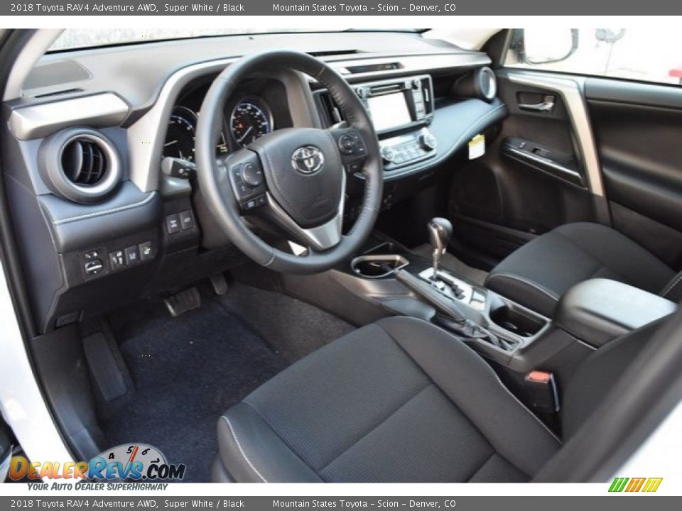 2018 Toyota RAV4 Adventure AWD Super White / Black Photo #5