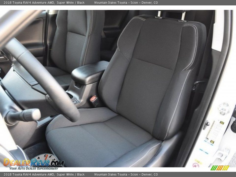 2018 Toyota RAV4 Adventure AWD Super White / Black Photo #7
