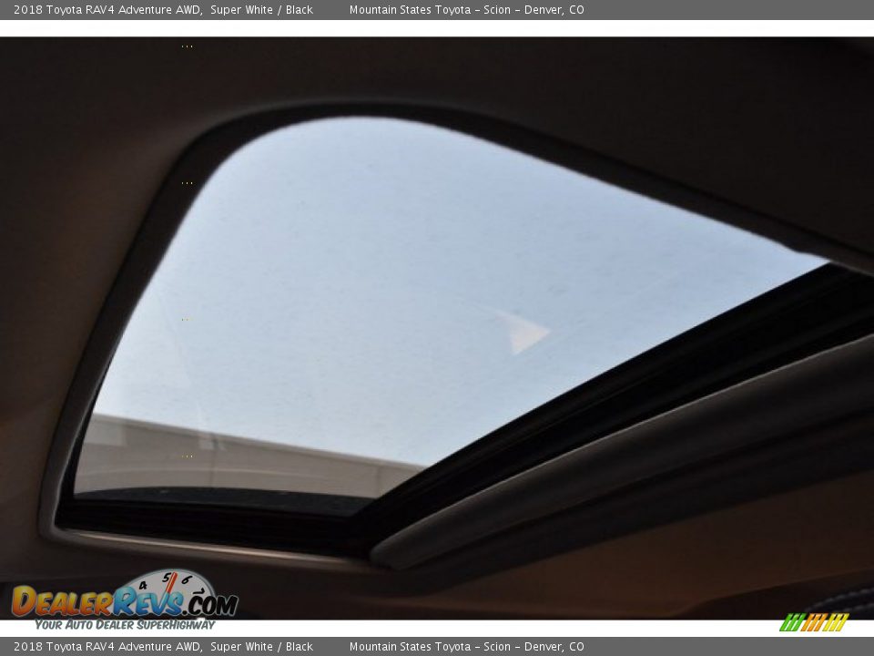2018 Toyota RAV4 Adventure AWD Super White / Black Photo #9