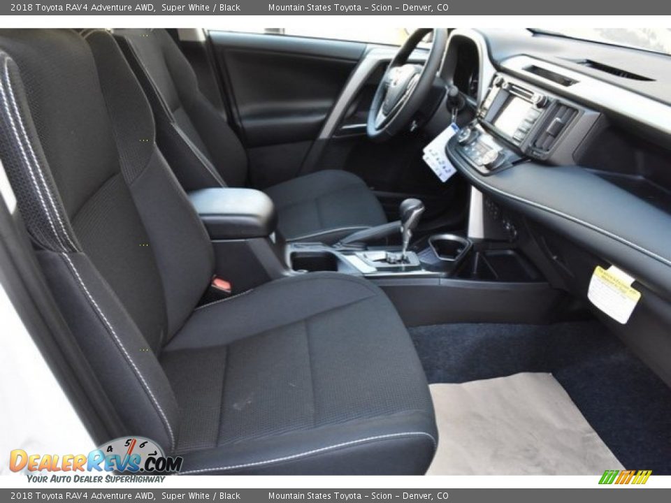 2018 Toyota RAV4 Adventure AWD Super White / Black Photo #12