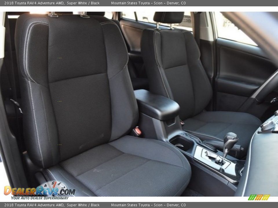 2018 Toyota RAV4 Adventure AWD Super White / Black Photo #13