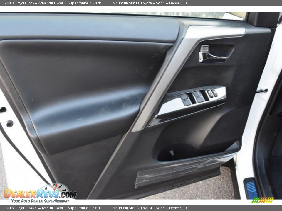 2018 Toyota RAV4 Adventure AWD Super White / Black Photo #20