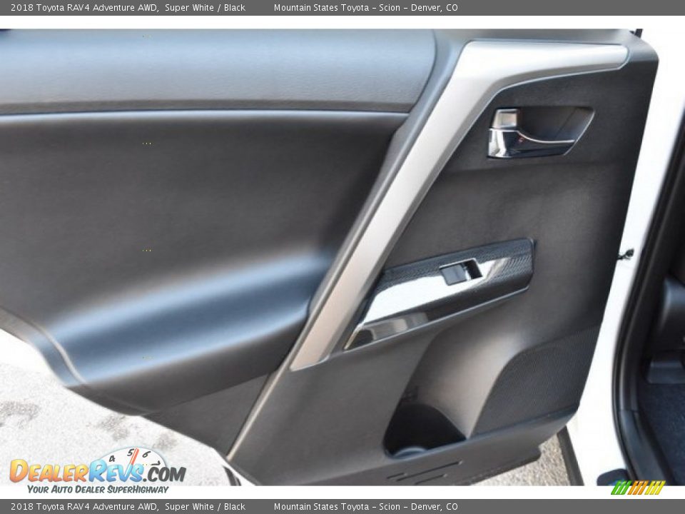 2018 Toyota RAV4 Adventure AWD Super White / Black Photo #21