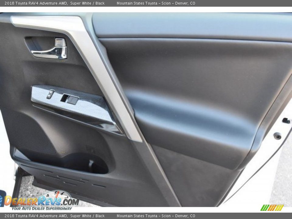 2018 Toyota RAV4 Adventure AWD Super White / Black Photo #22