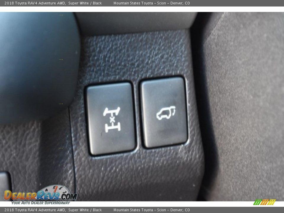 2018 Toyota RAV4 Adventure AWD Super White / Black Photo #26