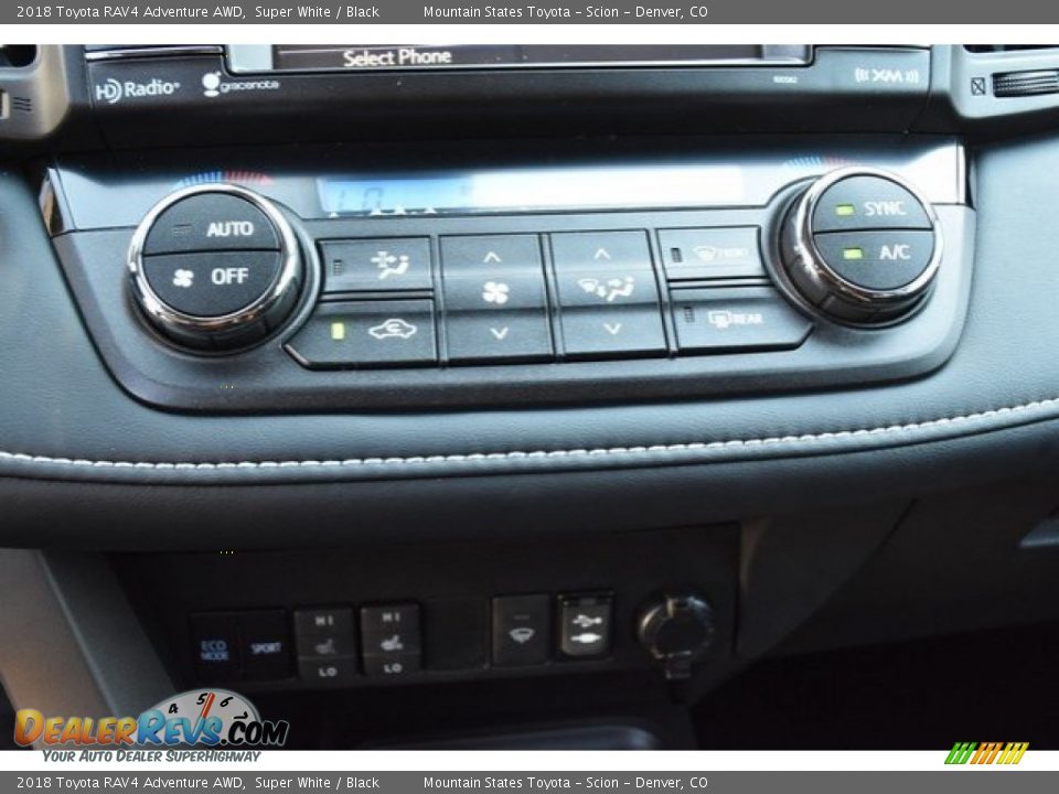 2018 Toyota RAV4 Adventure AWD Super White / Black Photo #30