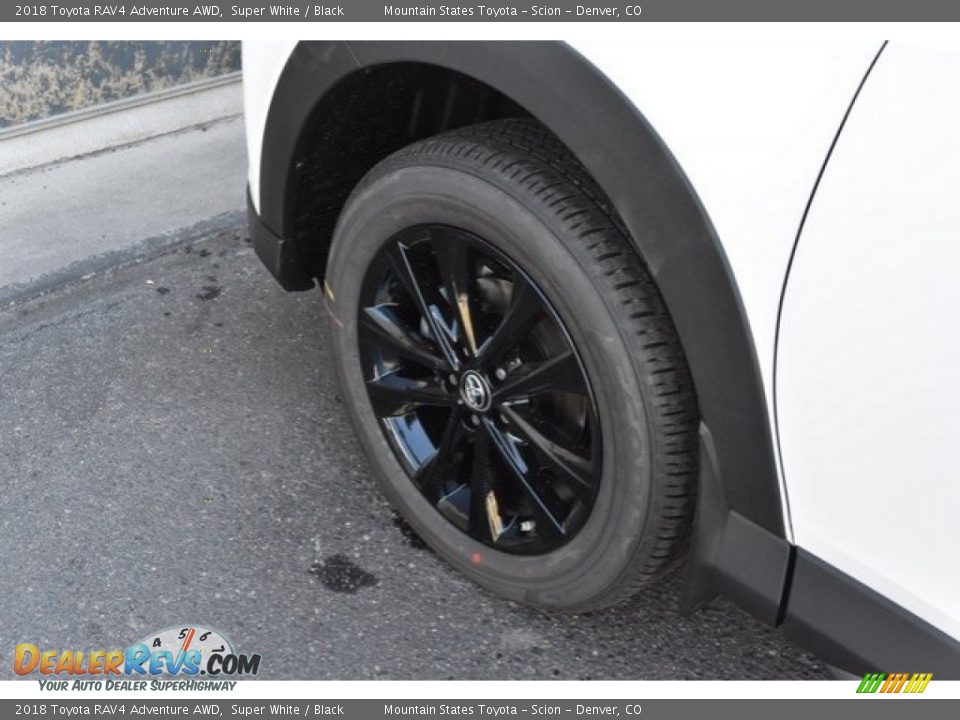 2018 Toyota RAV4 Adventure AWD Super White / Black Photo #33