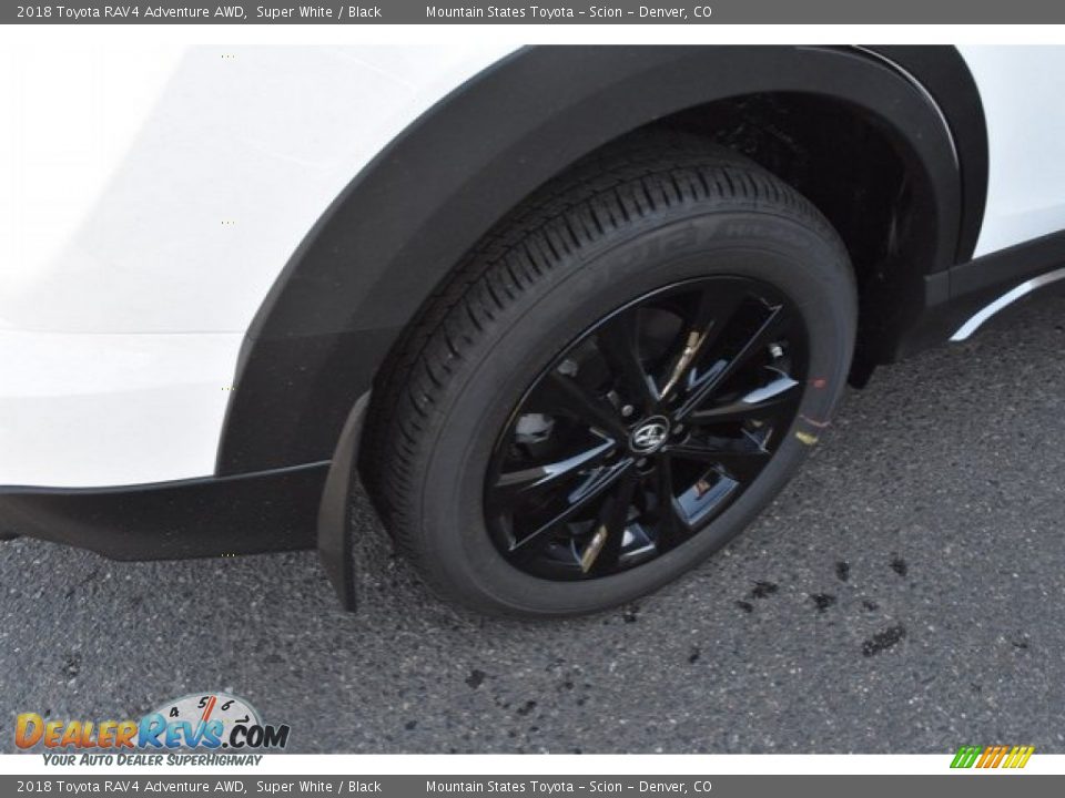 2018 Toyota RAV4 Adventure AWD Super White / Black Photo #35