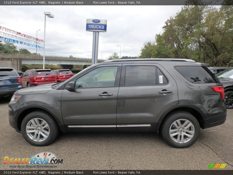 2019 Ford Explorer XLT 4WD Magnetic / Medium Black Photo #6