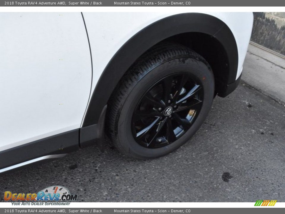 2018 Toyota RAV4 Adventure AWD Super White / Black Photo #36