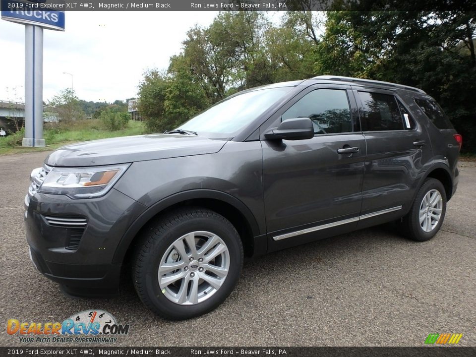 2019 Ford Explorer XLT 4WD Magnetic / Medium Black Photo #7
