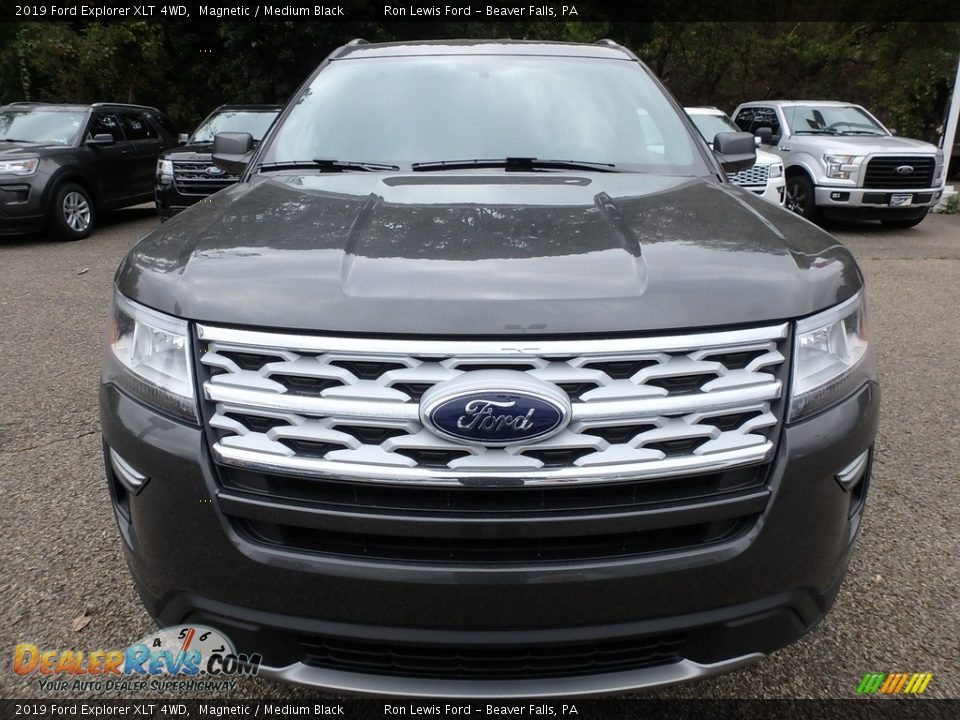 2019 Ford Explorer XLT 4WD Magnetic / Medium Black Photo #8