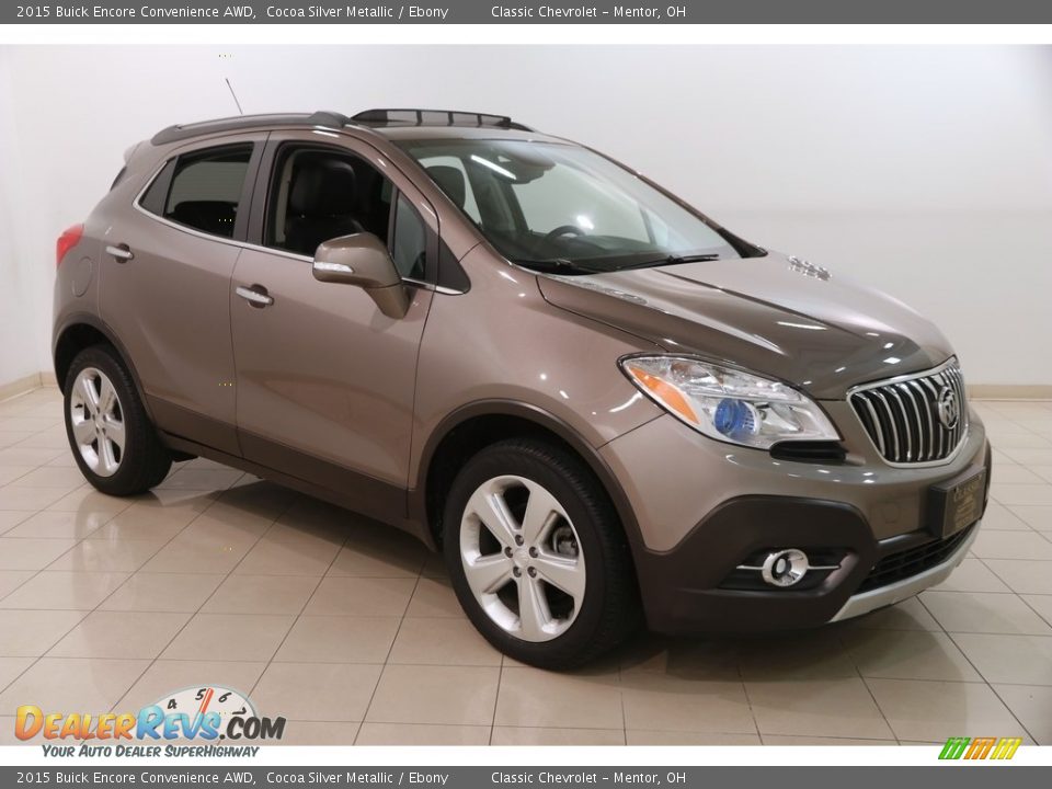 2015 Buick Encore Convenience AWD Cocoa Silver Metallic / Ebony Photo #1