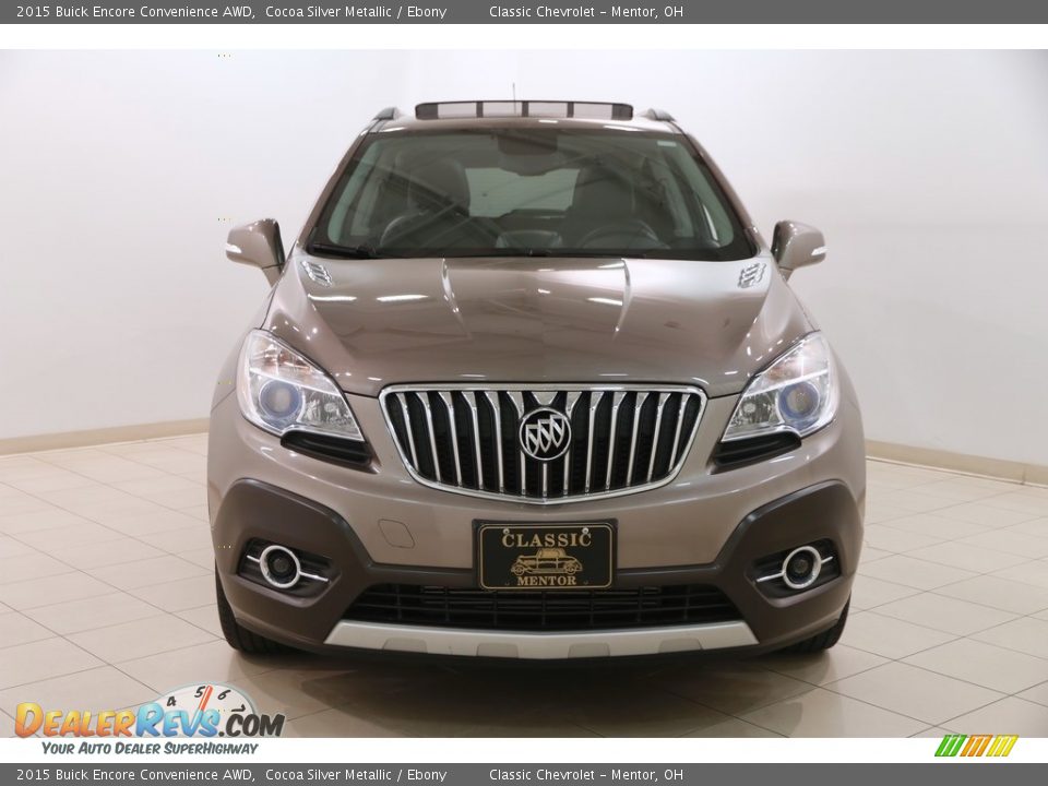 2015 Buick Encore Convenience AWD Cocoa Silver Metallic / Ebony Photo #2