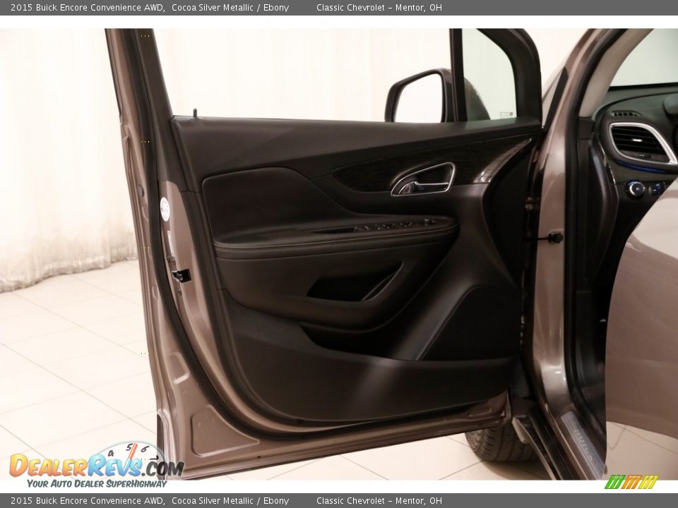 2015 Buick Encore Convenience AWD Cocoa Silver Metallic / Ebony Photo #4