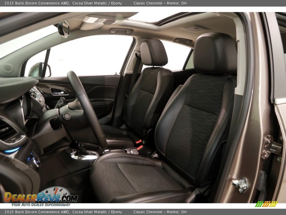 2015 Buick Encore Convenience AWD Cocoa Silver Metallic / Ebony Photo #5