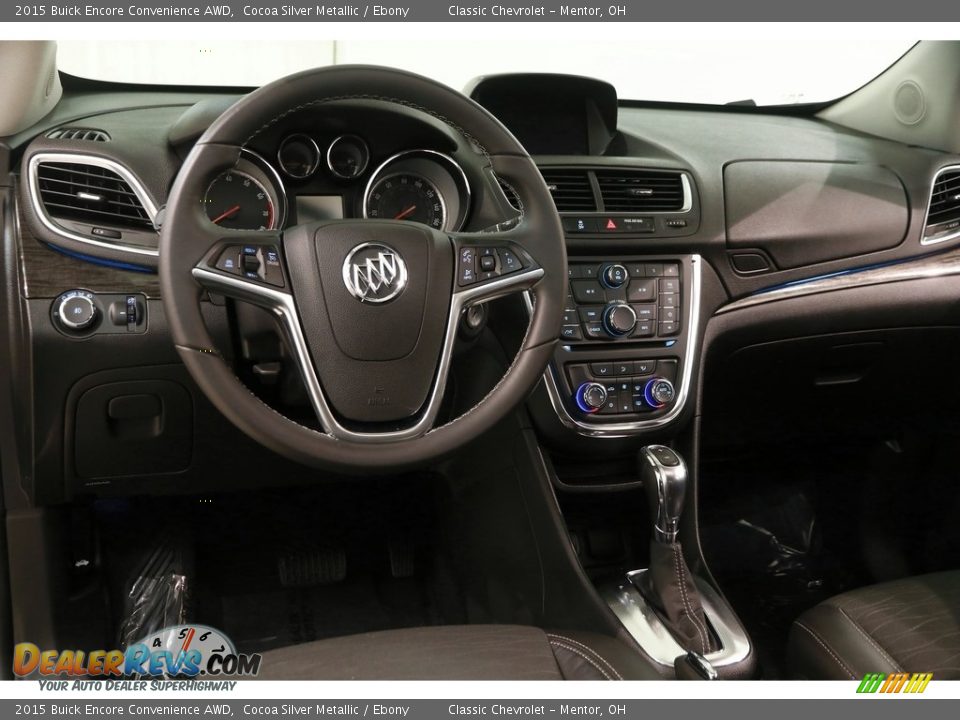 2015 Buick Encore Convenience AWD Cocoa Silver Metallic / Ebony Photo #6