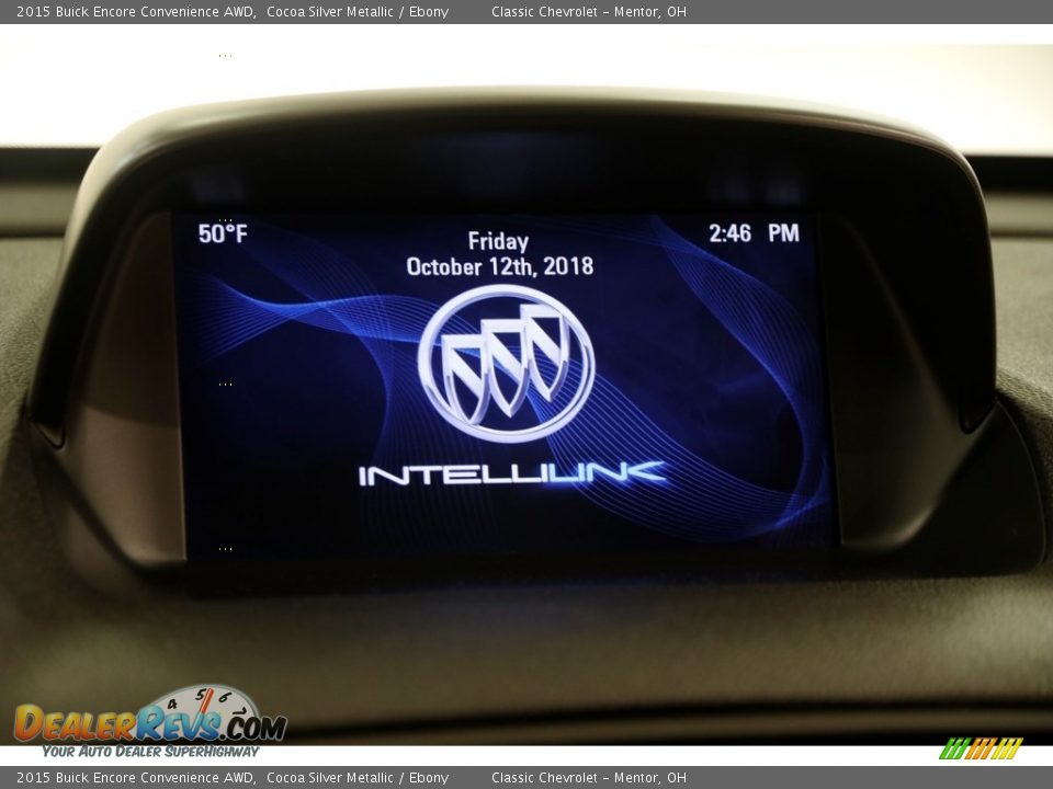 2015 Buick Encore Convenience AWD Cocoa Silver Metallic / Ebony Photo #9