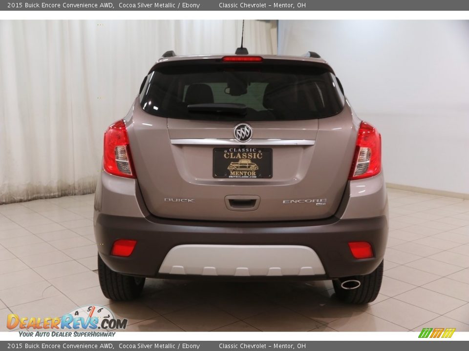 2015 Buick Encore Convenience AWD Cocoa Silver Metallic / Ebony Photo #18