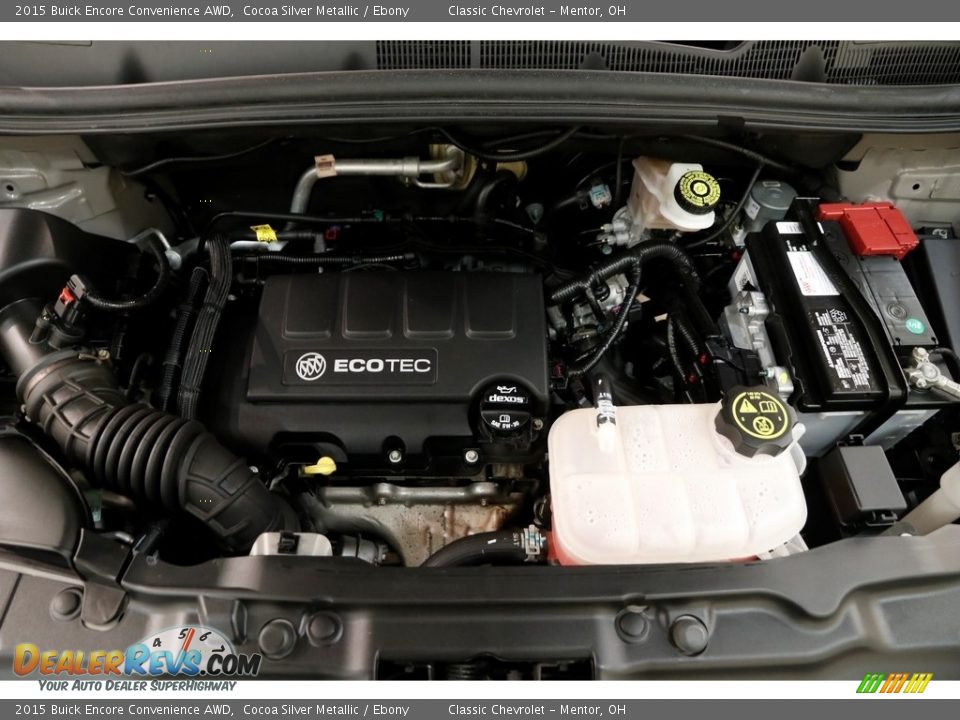 2015 Buick Encore Convenience AWD Cocoa Silver Metallic / Ebony Photo #19