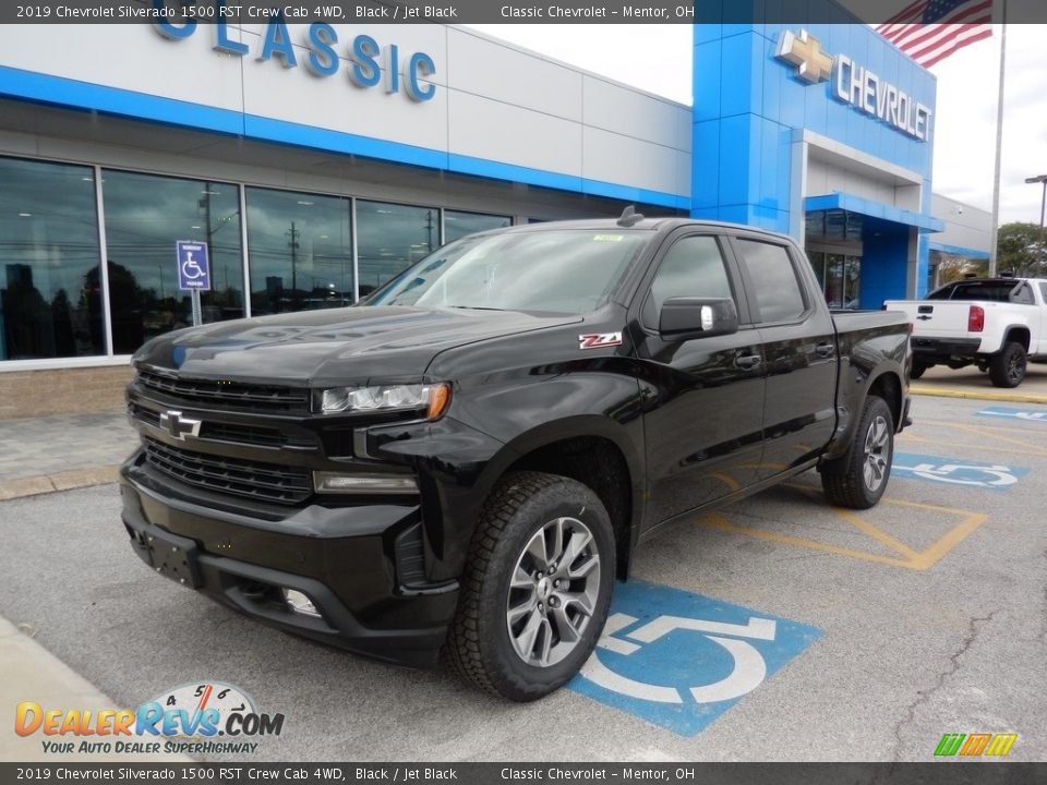 2019 Chevrolet Silverado 1500 RST Crew Cab 4WD Black / Jet Black Photo #1