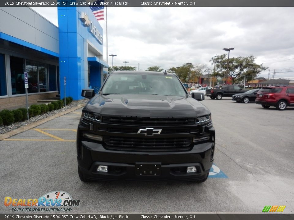 2019 Chevrolet Silverado 1500 RST Crew Cab 4WD Black / Jet Black Photo #2
