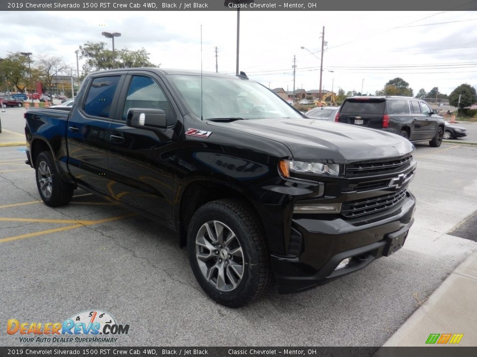 2019 Chevrolet Silverado 1500 RST Crew Cab 4WD Black / Jet Black Photo #3