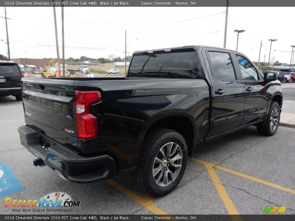 2019 Chevrolet Silverado 1500 RST Crew Cab 4WD Black / Jet Black Photo #4