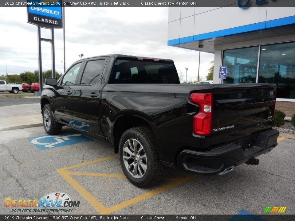 2019 Chevrolet Silverado 1500 RST Crew Cab 4WD Black / Jet Black Photo #5