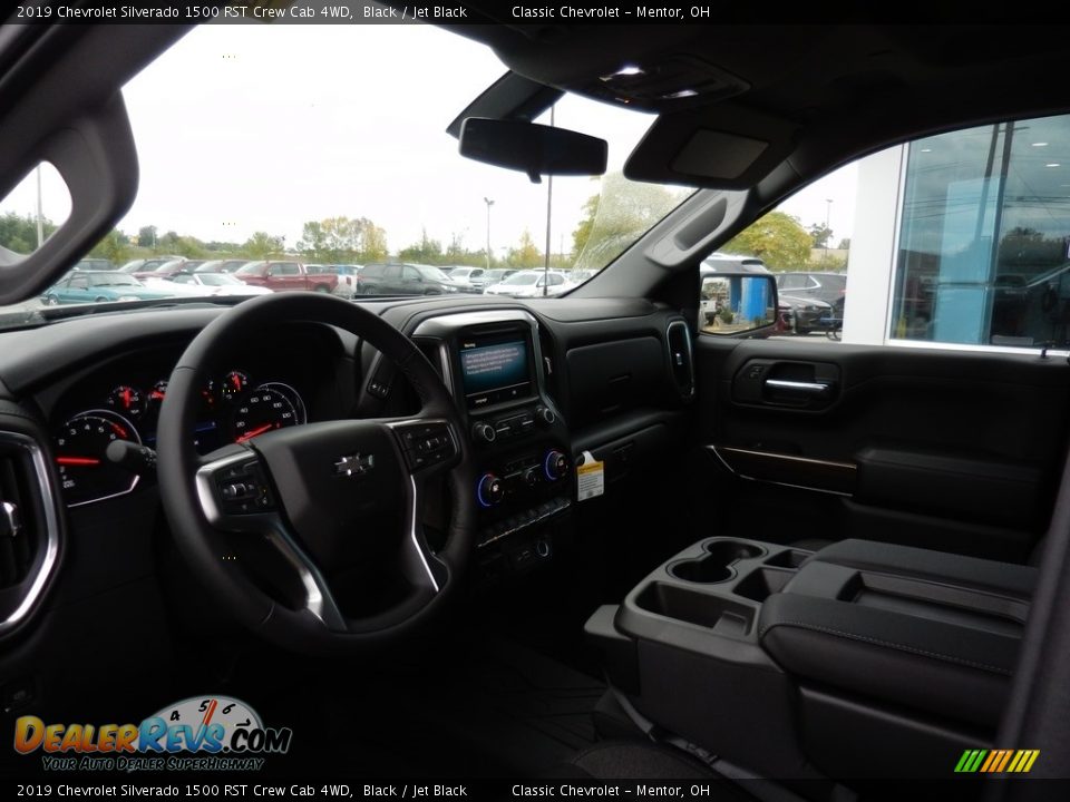 2019 Chevrolet Silverado 1500 RST Crew Cab 4WD Black / Jet Black Photo #6