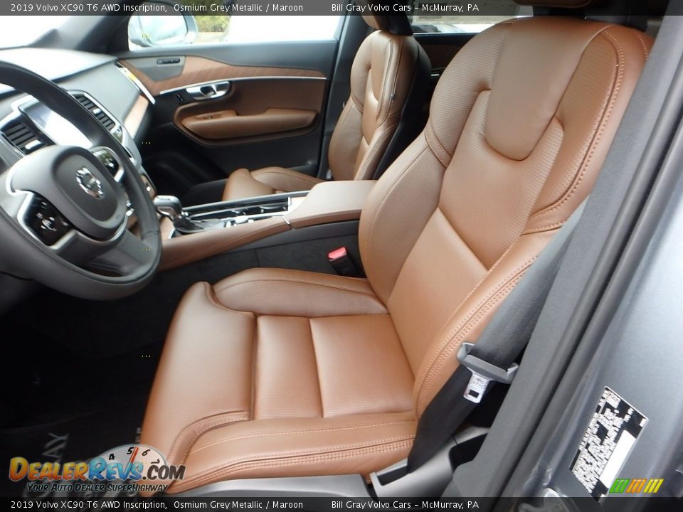 Front Seat of 2019 Volvo XC90 T6 AWD Inscription Photo #7