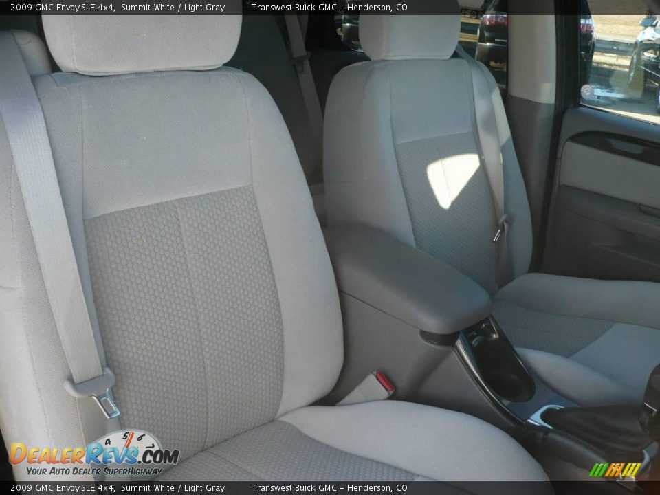 2009 GMC Envoy SLE 4x4 Summit White / Light Gray Photo #7