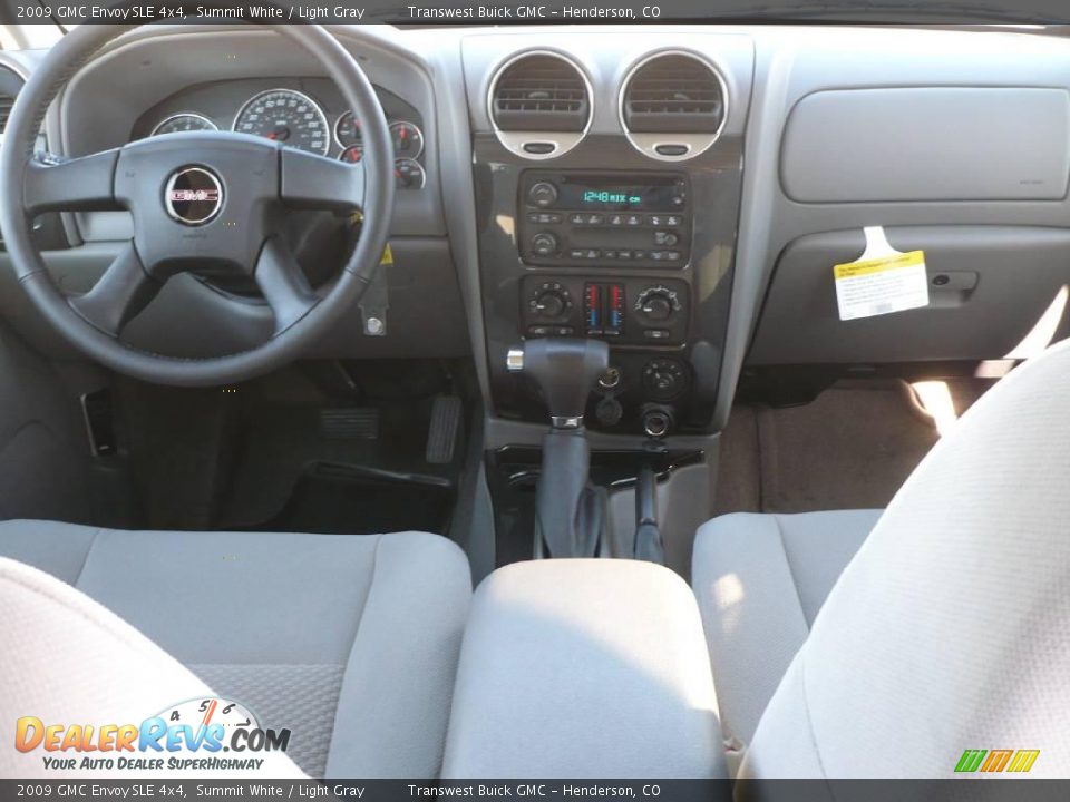 2009 GMC Envoy SLE 4x4 Summit White / Light Gray Photo #8