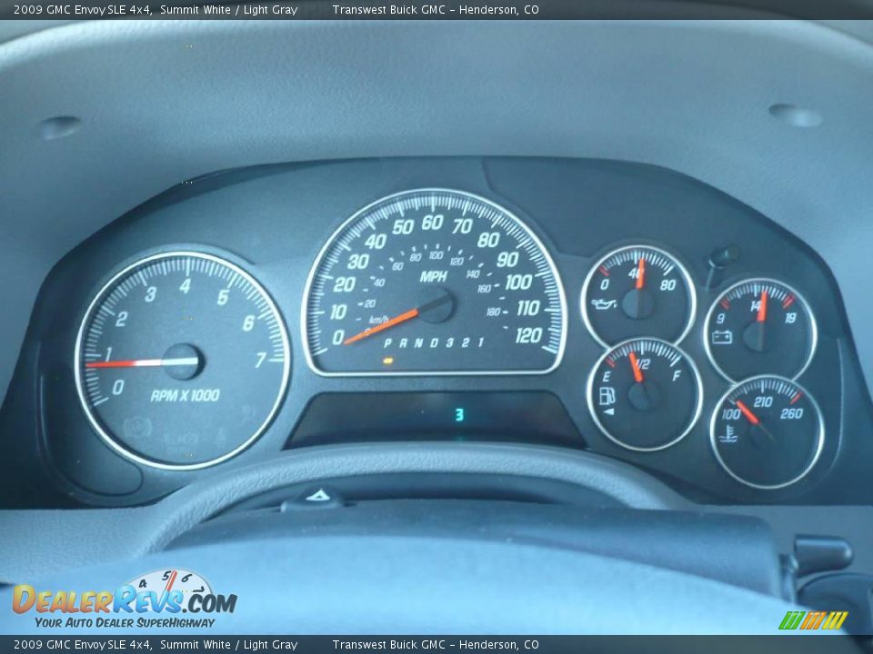 2009 GMC Envoy SLE 4x4 Summit White / Light Gray Photo #9