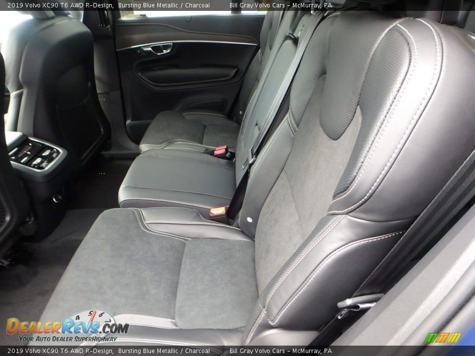 2019 Volvo XC90 T6 AWD R-Design Bursting Blue Metallic / Charcoal Photo #8