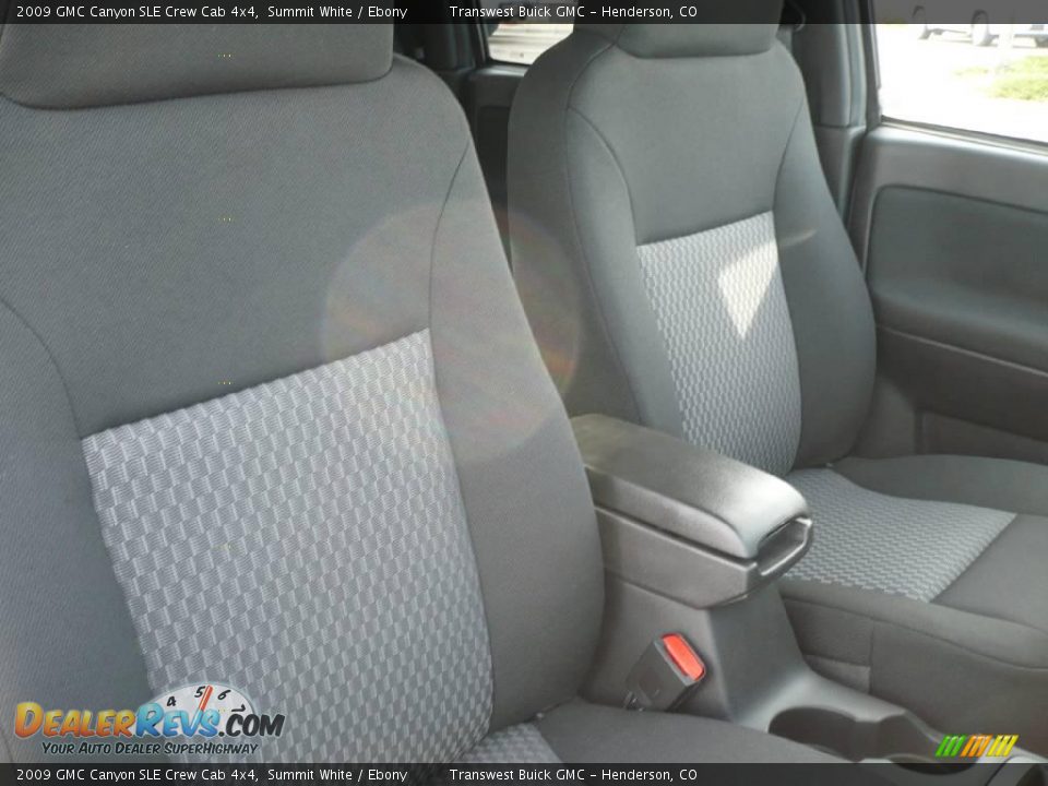 2009 GMC Canyon SLE Crew Cab 4x4 Summit White / Ebony Photo #7