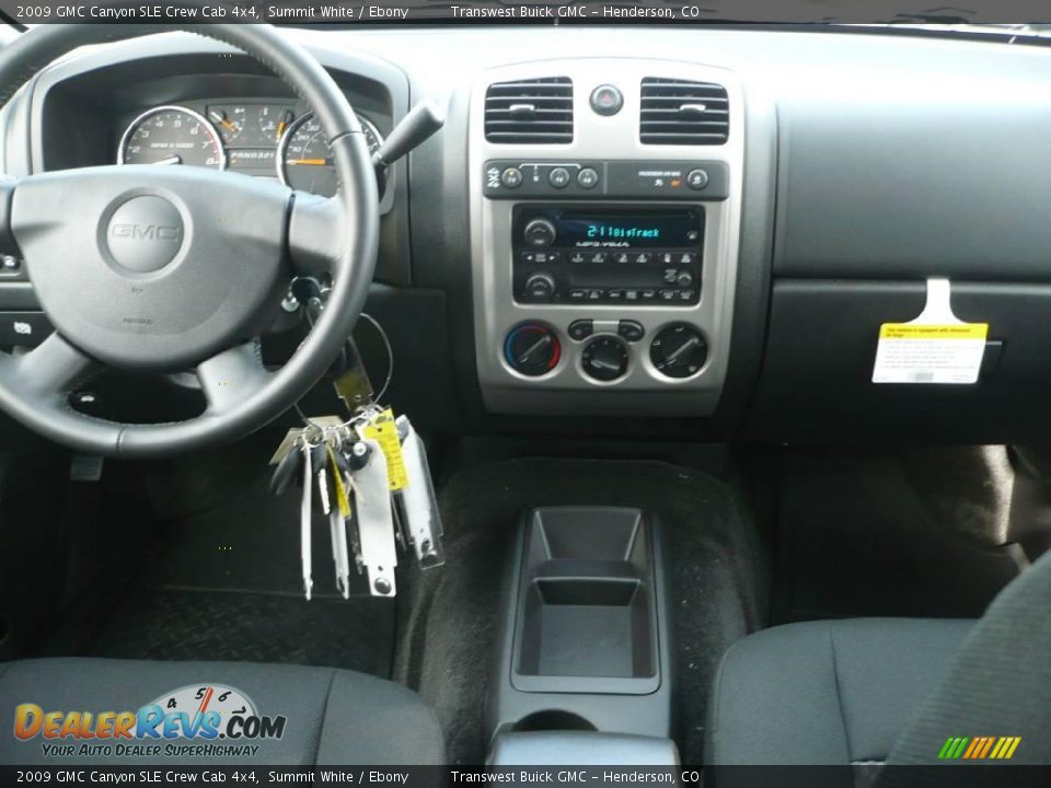 2009 GMC Canyon SLE Crew Cab 4x4 Summit White / Ebony Photo #8
