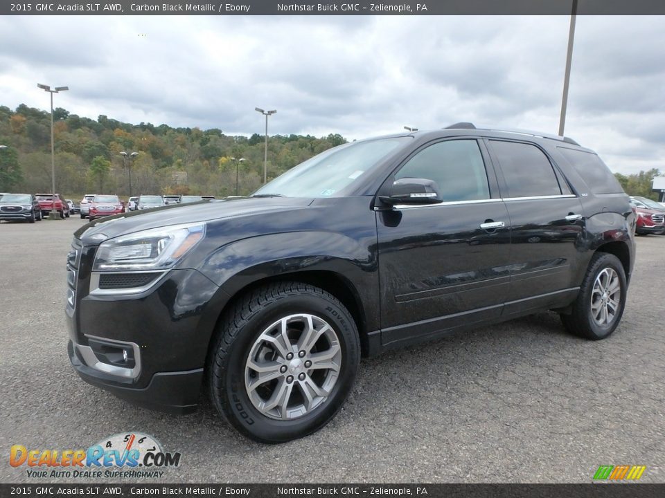 2015 GMC Acadia SLT AWD Carbon Black Metallic / Ebony Photo #1