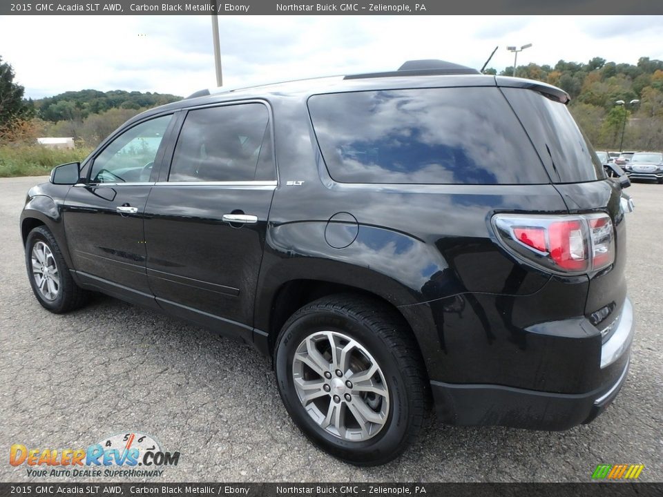 2015 GMC Acadia SLT AWD Carbon Black Metallic / Ebony Photo #11
