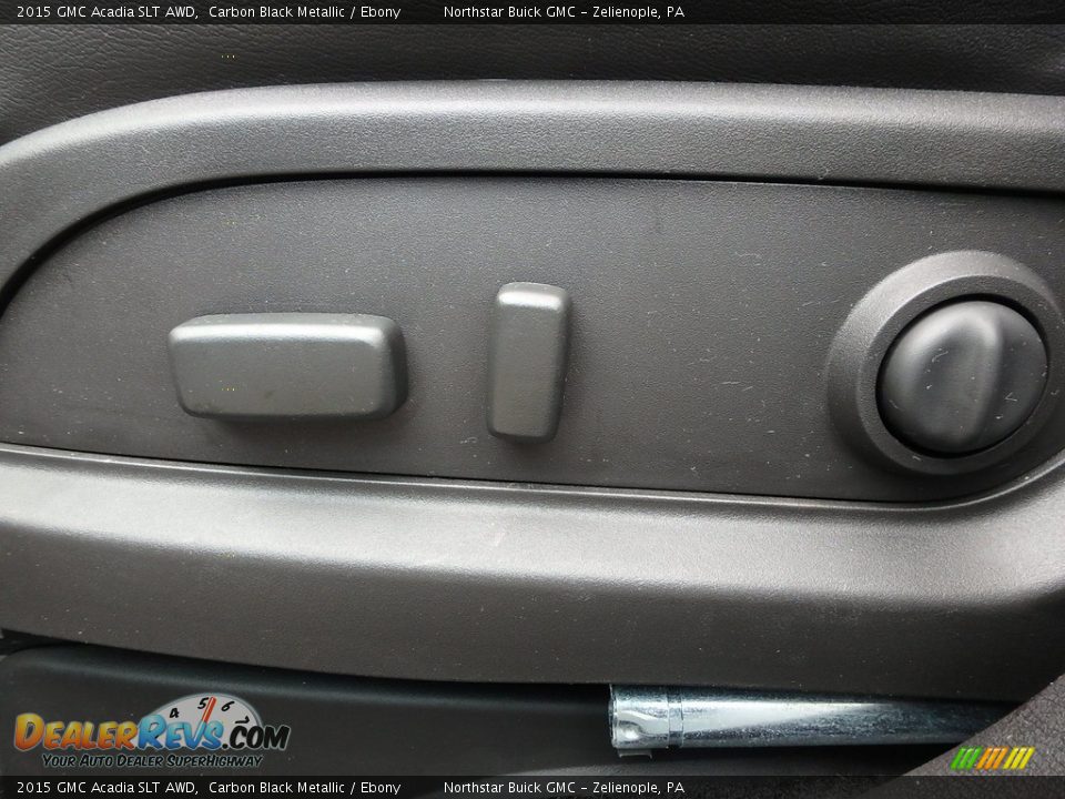 2015 GMC Acadia SLT AWD Carbon Black Metallic / Ebony Photo #20