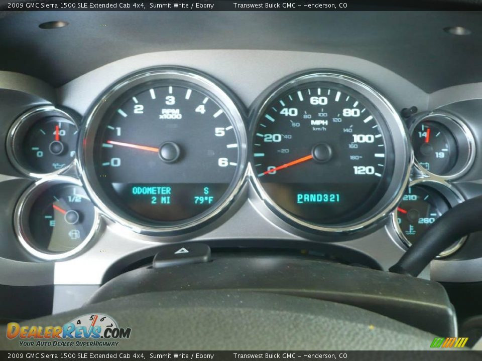 2009 GMC Sierra 1500 SLE Extended Cab 4x4 Summit White / Ebony Photo #9