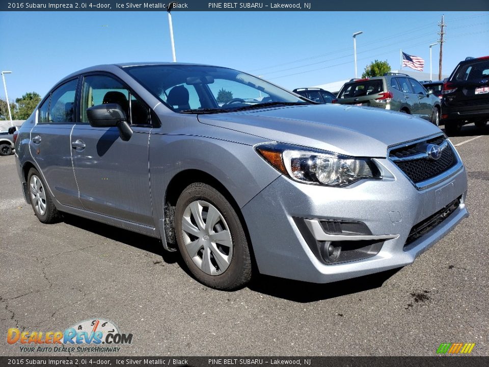 2016 Subaru Impreza 2.0i 4-door Ice Silver Metallic / Black Photo #1