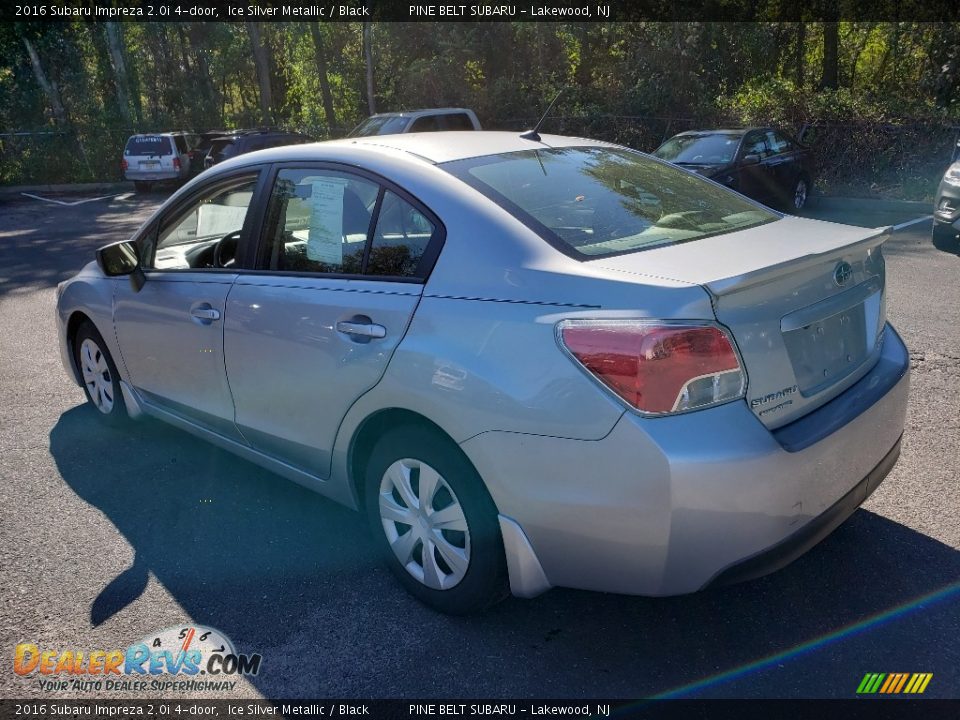 2016 Subaru Impreza 2.0i 4-door Ice Silver Metallic / Black Photo #2