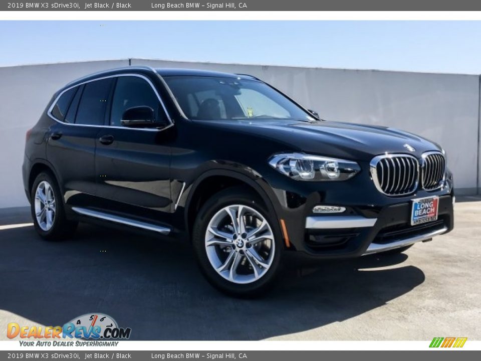 2019 BMW X3 sDrive30i Jet Black / Black Photo #12