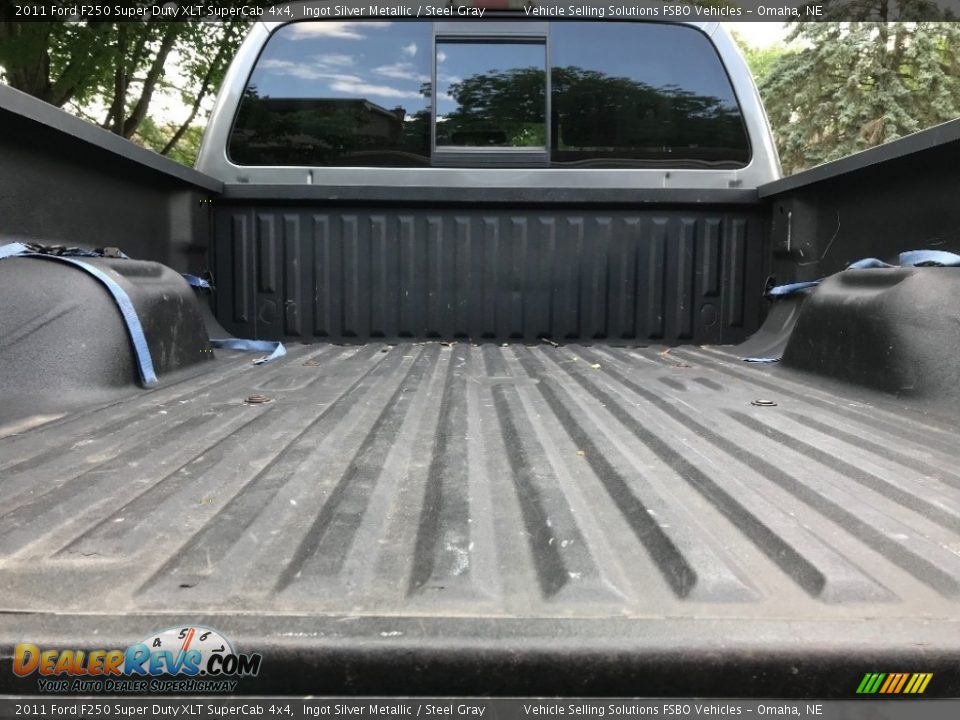 2011 Ford F250 Super Duty XLT SuperCab 4x4 Ingot Silver Metallic / Steel Gray Photo #12