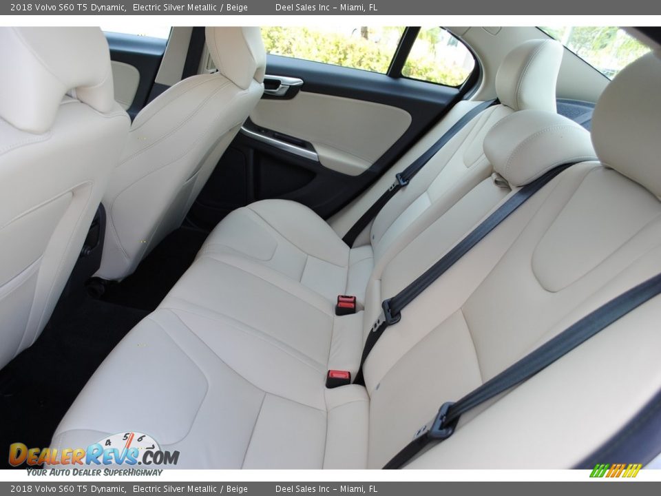Rear Seat of 2018 Volvo S60 T5 Dynamic Photo #12
